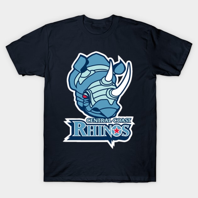 Central Coast Rhinos T-Shirt by zachbrayan